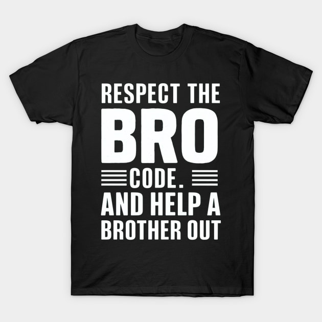 Bro Code T-Shirt by Moulezitouna